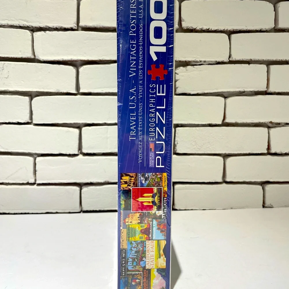 Eurographics 1000 Piece Puzzle | Travel USA Vintage Posters| 19 1/4 “ x 26 5/8”